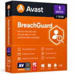 Avast BreachGuard 1 Device 1 Year
