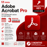 Adobe Acrobat Pro – 3 Months