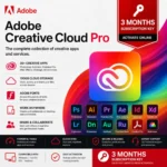 Adobe Creative Cloud Pro - 3 Month Subscription Key